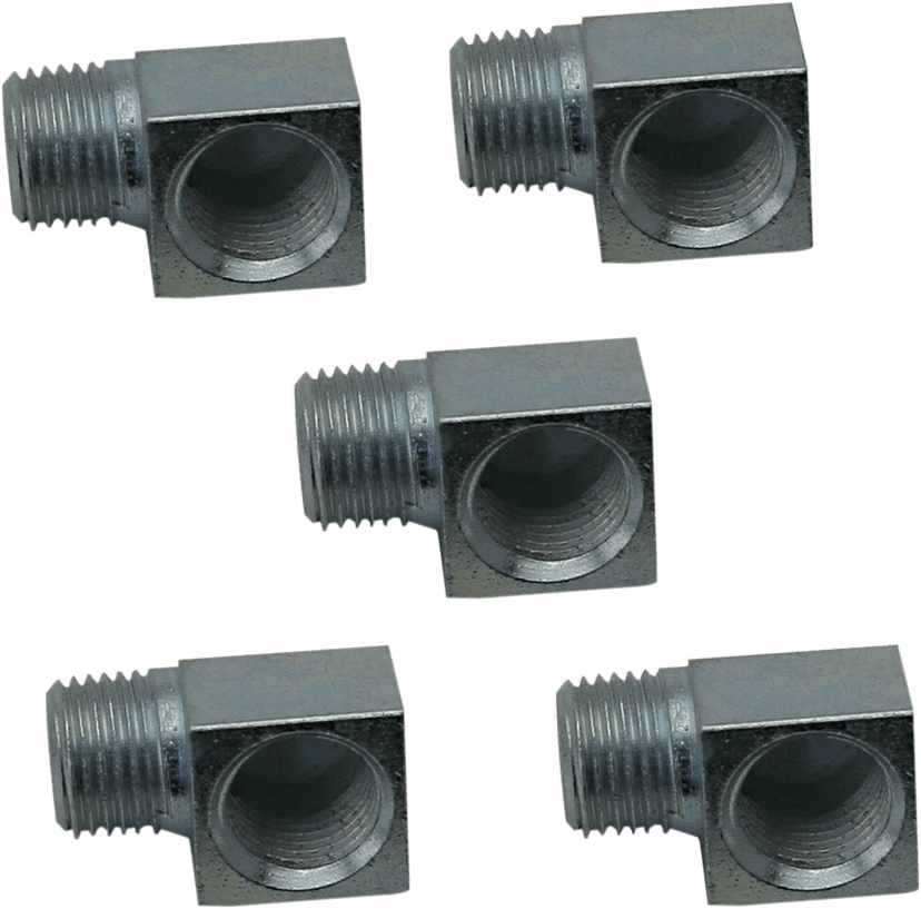S&S CYCLE 0711-0234 Supply/Return Elbow - 90° - 5-Pack