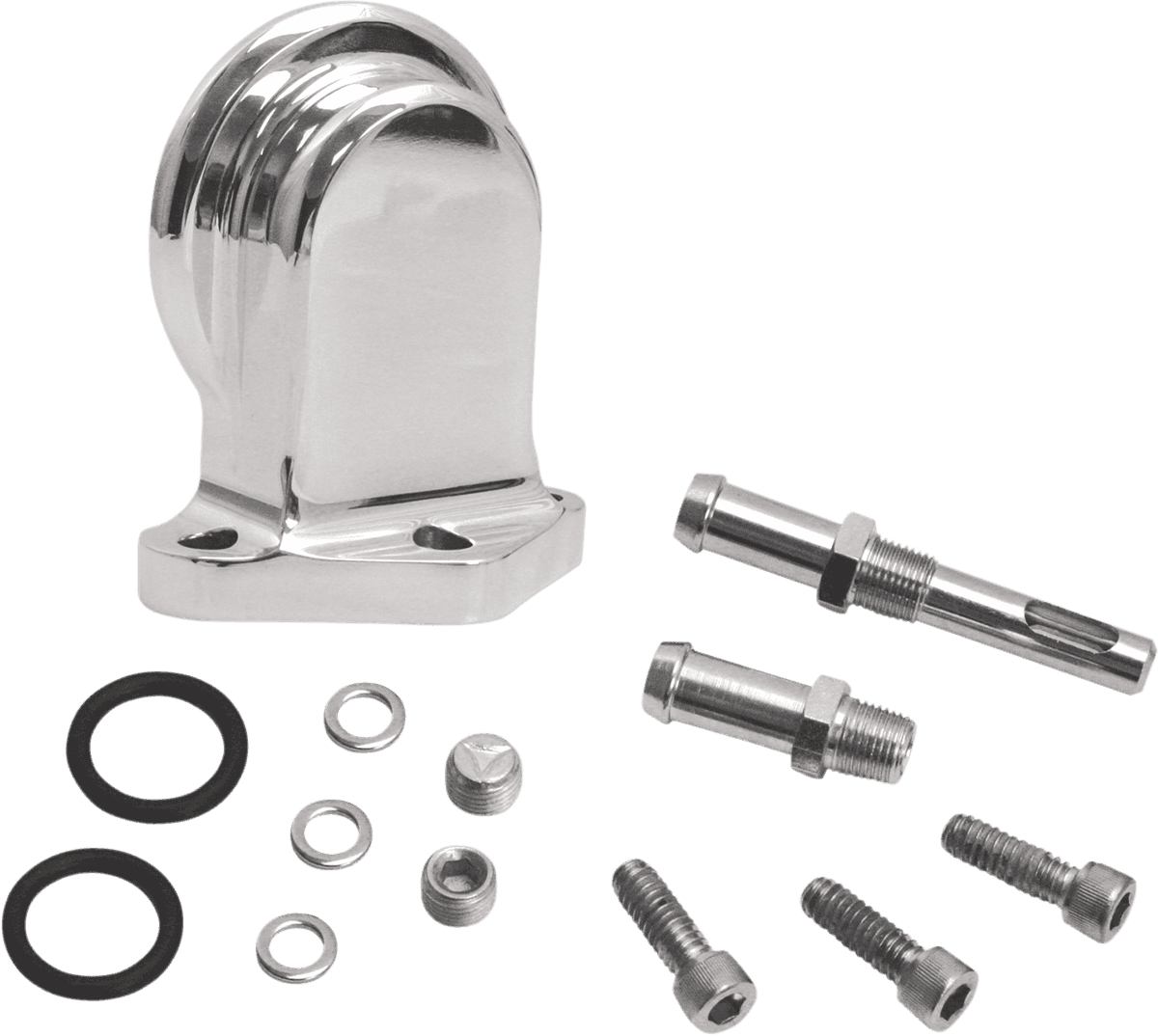 S&S CYCLE 0712-0059 Oil Filter Mounting Bracket Kit - Polished