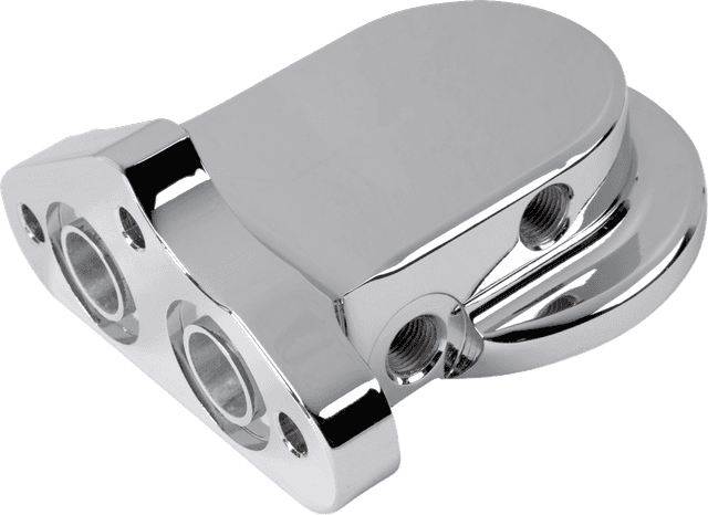 S&S CYCLE 0712-0312 Oil Filter Mounting Bracket Kit - Chrome — image 1 of 4