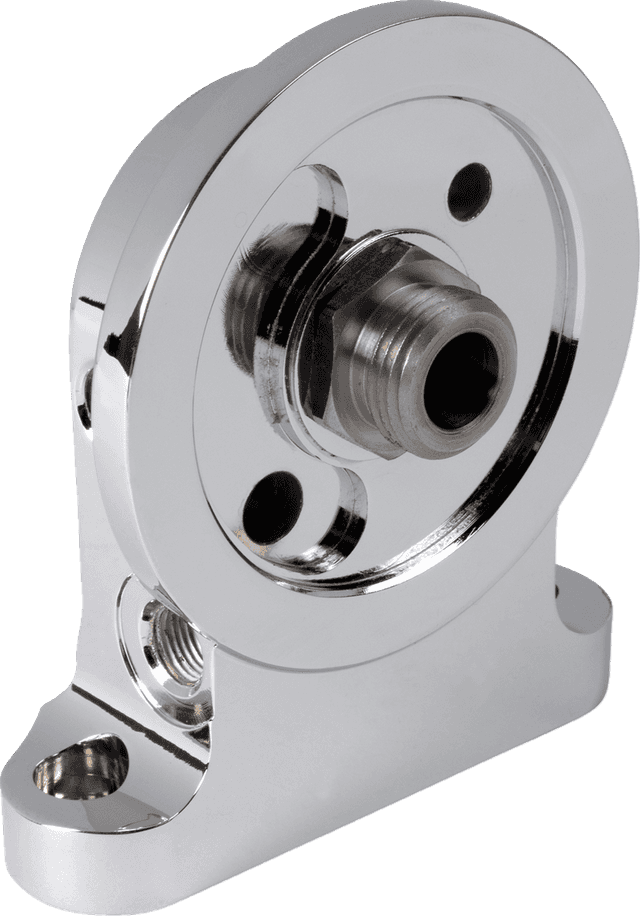 S&S CYCLE 0712-0312 Oil Filter Mounting Bracket Kit - Chrome — image 3 of 4