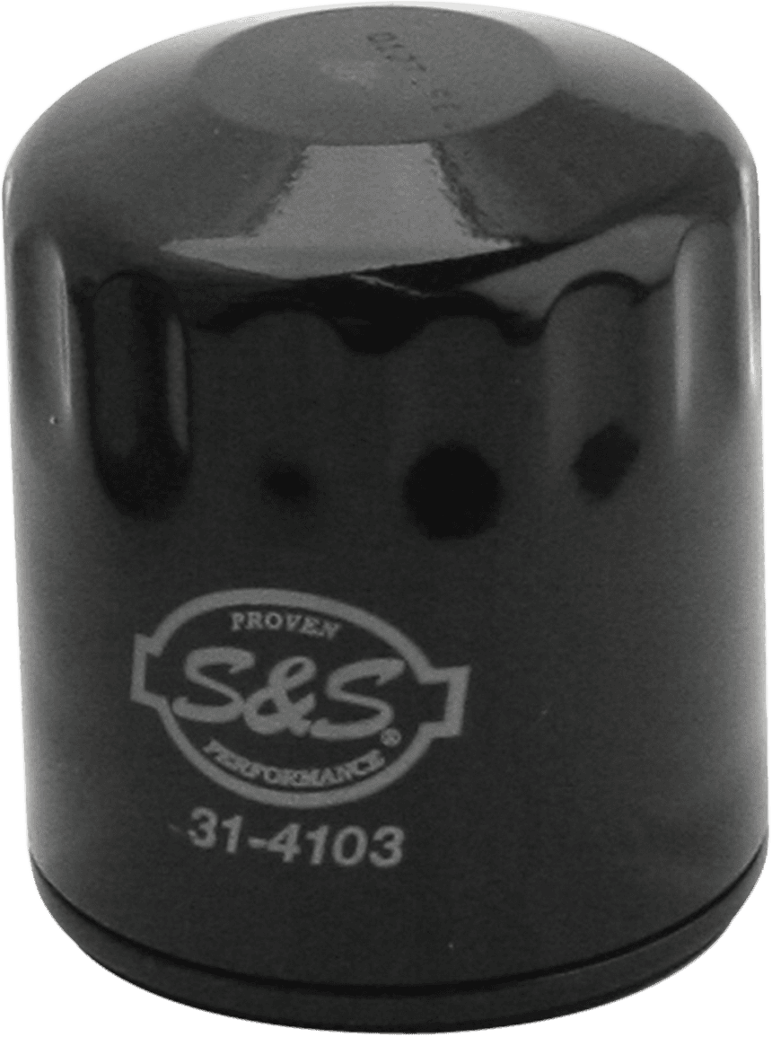 S&S CYCLE 0712-0540 Oil Filter - Black