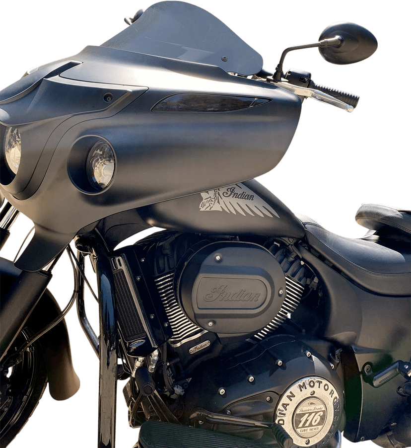 ULTRACOOL 0713-0252 Oil Cooler Kit - Gloss Black - Indian — image 2 of 2