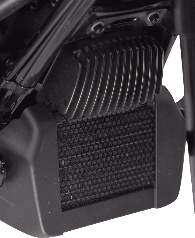 KLOCK WERKS 0713-0255 Oil Cooler Guard - Black - M8 Touring/Trike — image 2 of 2