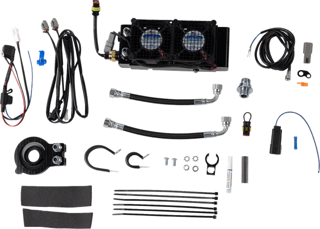 ULTRACOOL 0713-0260 Side Mount Oil Cooler Kit - Naked - Black — image 1 of 3