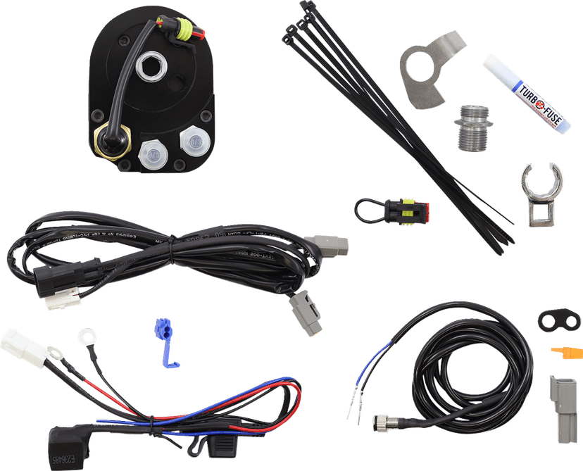 ULTRACOOL 0713-0262 Oil Cooler Kit - Chrome - Dyna — image 2 of 4