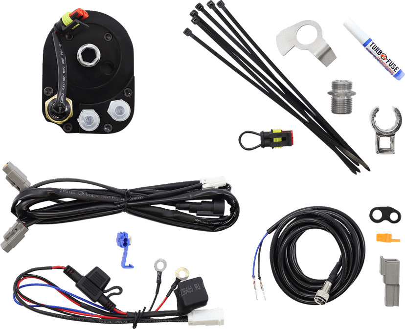 ULTRACOOL 0713-0263 Oil Cooler Kit - Gloss Black - Dyna — image 2 of 4