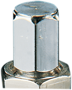 PARTS UNLIMITED 75-012 Valve Stem - Bolt-In - Chrome — image 2 of 2