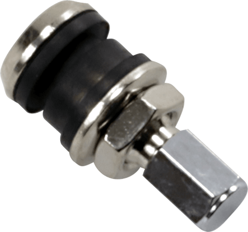PARTS UNLIMITED 75-012 Valve Stem - Bolt-In - Chrome — image 1 of 2