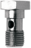 GOODRIDGE 775-44C Banjo Bolt - 7/16"-24 - Stainless Steel