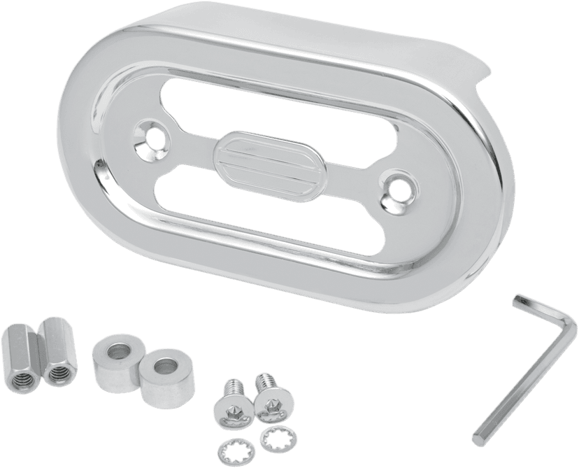 DRAG SPECIALTIES 7805-0012 Regulator Cover - Chrome - '89-'99 FXST/FLST