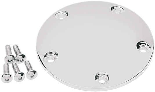 DRAG SPECIALTIES 7805-0080 Points Cover - Chrome - Twin Cam