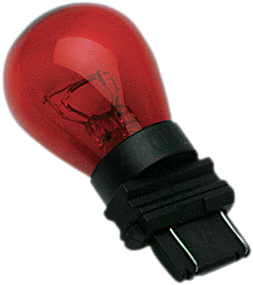 DRAG SPECIALTIES 7805-2001 Wedge Bulb - Dual-Filament - Red