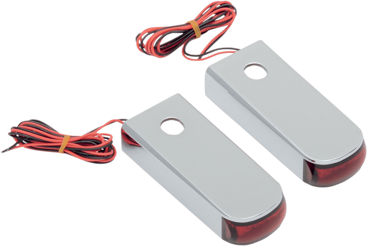 ALLOY ART 7806-1040 Strut Light - LED - Red/Red - Chrome