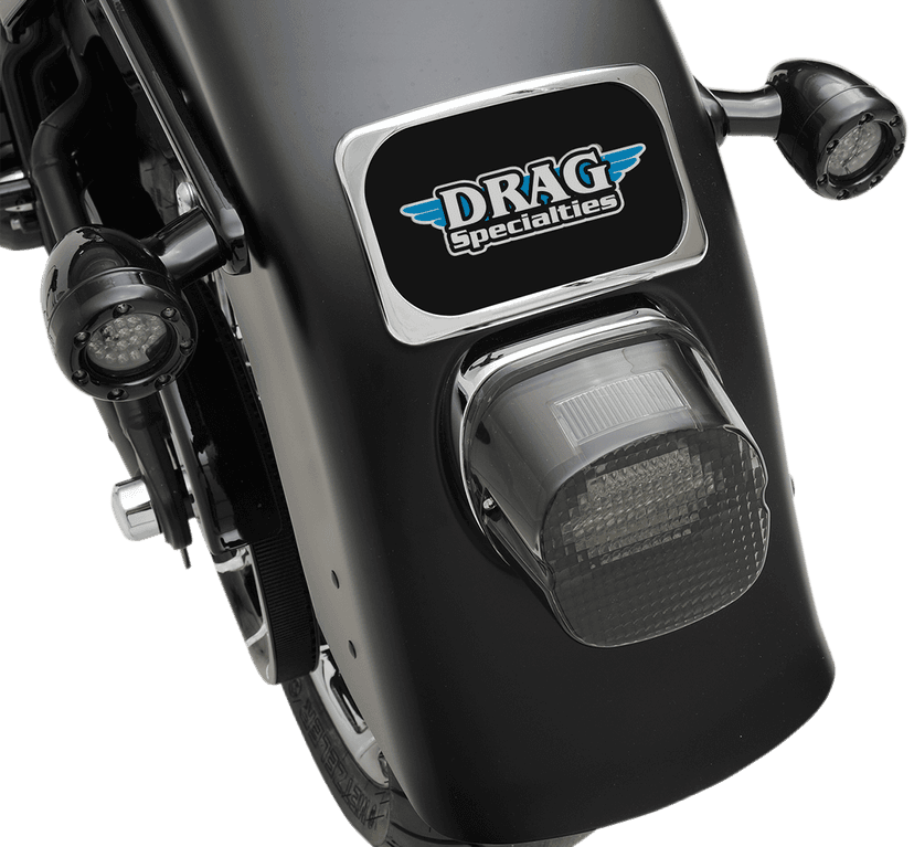 DRAG SPECIALTIES 7807-0114 License Plate Mount - 3 Hole - Chrome — image 3 of 5