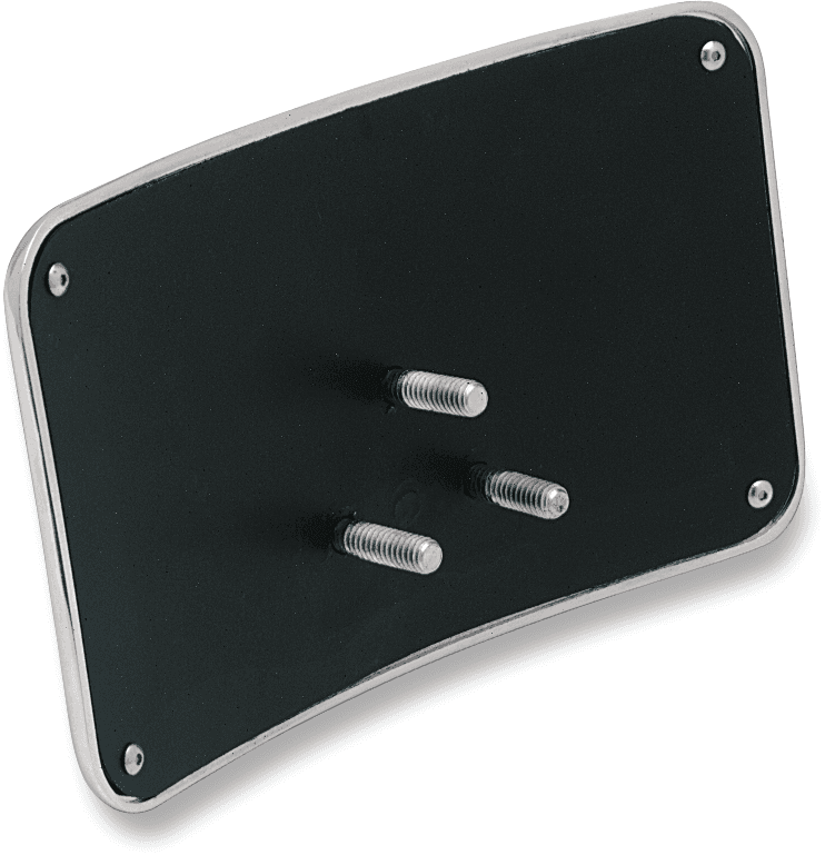 DRAG SPECIALTIES 7807-0114 License Plate Mount - 3 Hole - Chrome — image 2 of 5