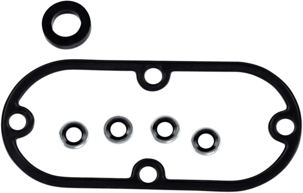 JAMES GASKET 7808-1027 Inspection Cover Molded Rubber Oil Seal with Metal Insert - 4 Speed - Dyna/Softail/Big Twin
