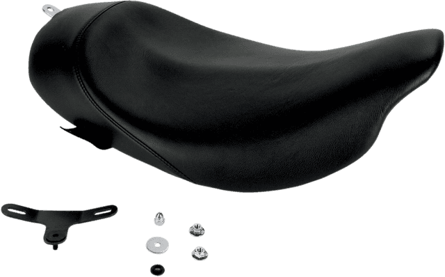 DANNY GRAY 0801-0316 Buttcrack™ Solo Seat - Black - Smooth - FL '08-'23 — image 2 of 3