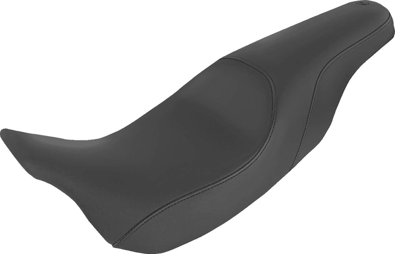 SADDLEMEN 0801-0346 Seat - Profiler™ - Black - Smooth - FL '08-'24