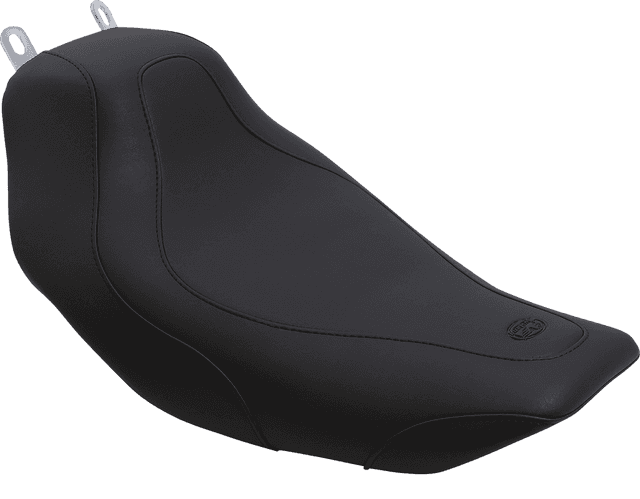MUSTANG 0801-0435 Tripper™ Solo Seat - without Backrest - Stitched - Black - FLH/FLT '97-'07 — image 1 of 6