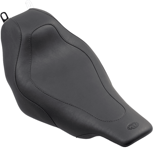 MUSTANG 0801-0438 Tripper™ Solo Seat - without Backrest - Stitched - Black - FLH/FLT '97-'07 — image 2 of 5