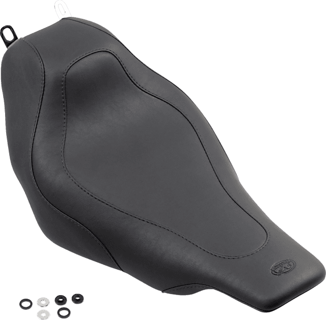 MUSTANG 0801-0438 Tripper™ Solo Seat - without Backrest - Stitched - Black - FLH/FLT '97-'07 — image 3 of 5