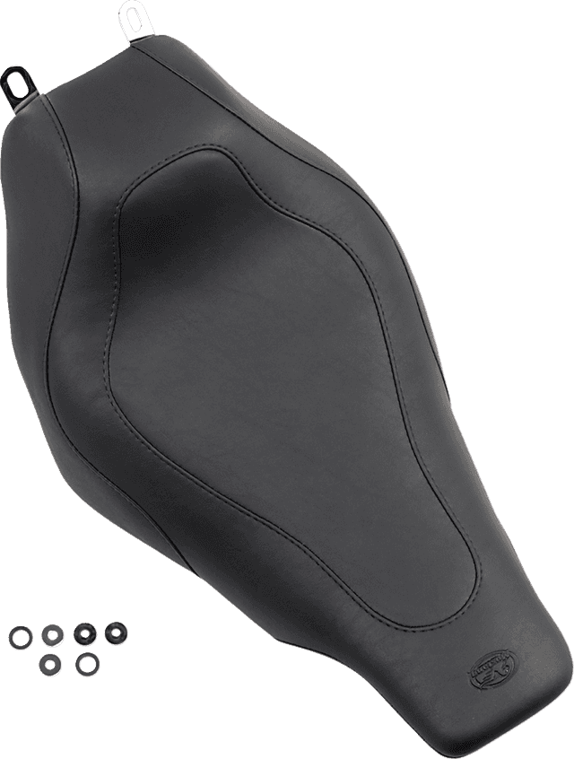 MUSTANG 0801-0438 Tripper™ Solo Seat - without Backrest - Stitched - Black - FLH/FLT '97-'07 — image 4 of 5