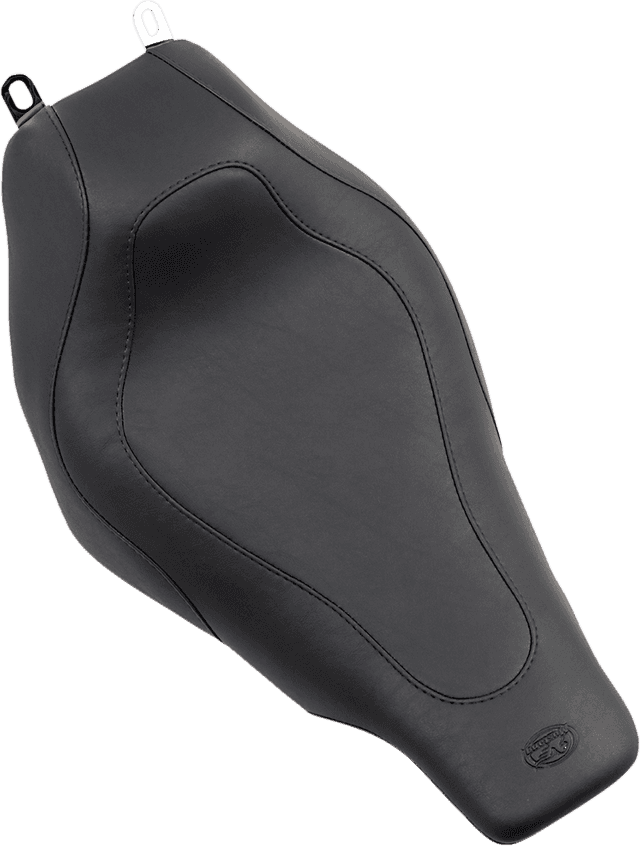 MUSTANG 0801-0438 Tripper™ Solo Seat - without Backrest - Stitched - Black - FLH/FLT '97-'07 — image 1 of 5