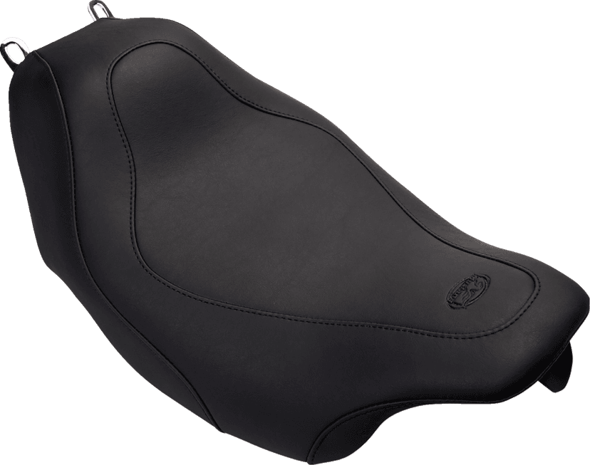 MUSTANG 0801-0449 Tripper™ Solo Seat - without Backrest - Stitched - Black - FLH/FLT '08-'25 — image 1 of 4