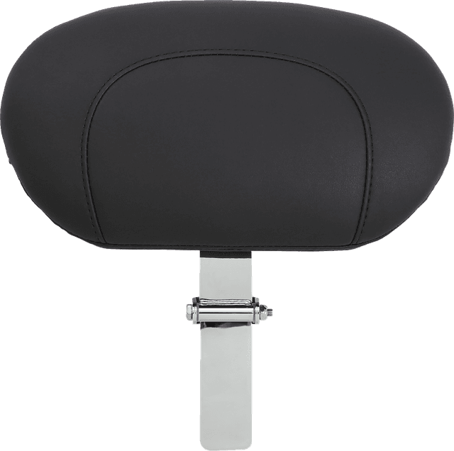 MUSTANG 0801-0462 Wide Solo Seat - With Backrest - Vintage - Black - Smooth - FL '08-'25 — image 3 of 5