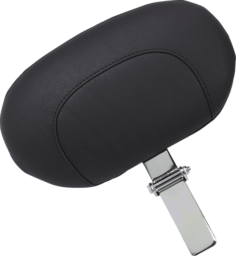 MUSTANG 0801-0464 Wide Solo Seat - With Backrest - Black - Studded w/ Concho - FLH/FLT '08-'25 — image 4 of 6