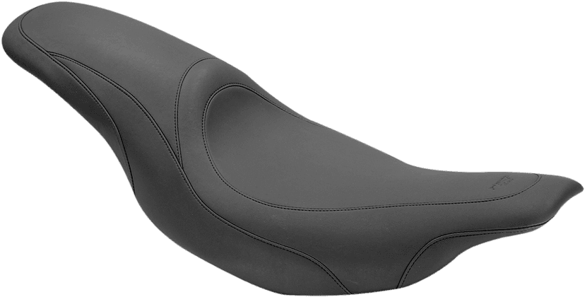 MUSTANG 0801-0553 Seat - Tripper™ Fastback - Stitched - Black - FLH '97-'07