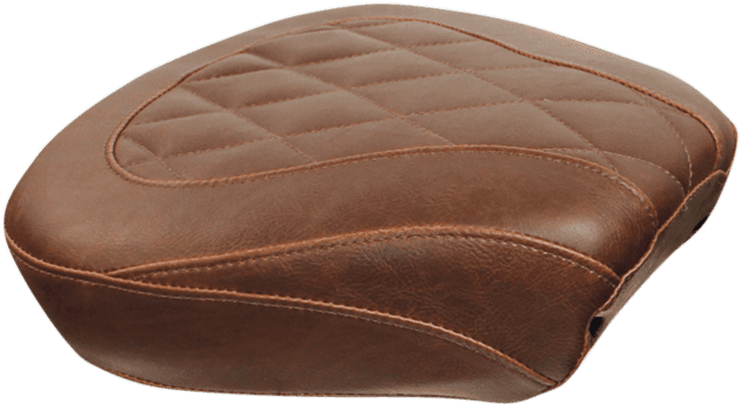 MUSTANG 0801-0746 Wide Tripper Rear Seat - Brown - Diamond - FL '97-'25