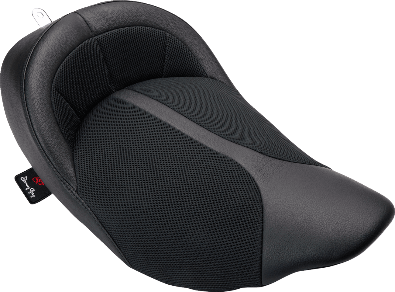 DANNY GRAY 0801-0863 BigIST Solo Air Seat - Black Leather - FL '08-'23