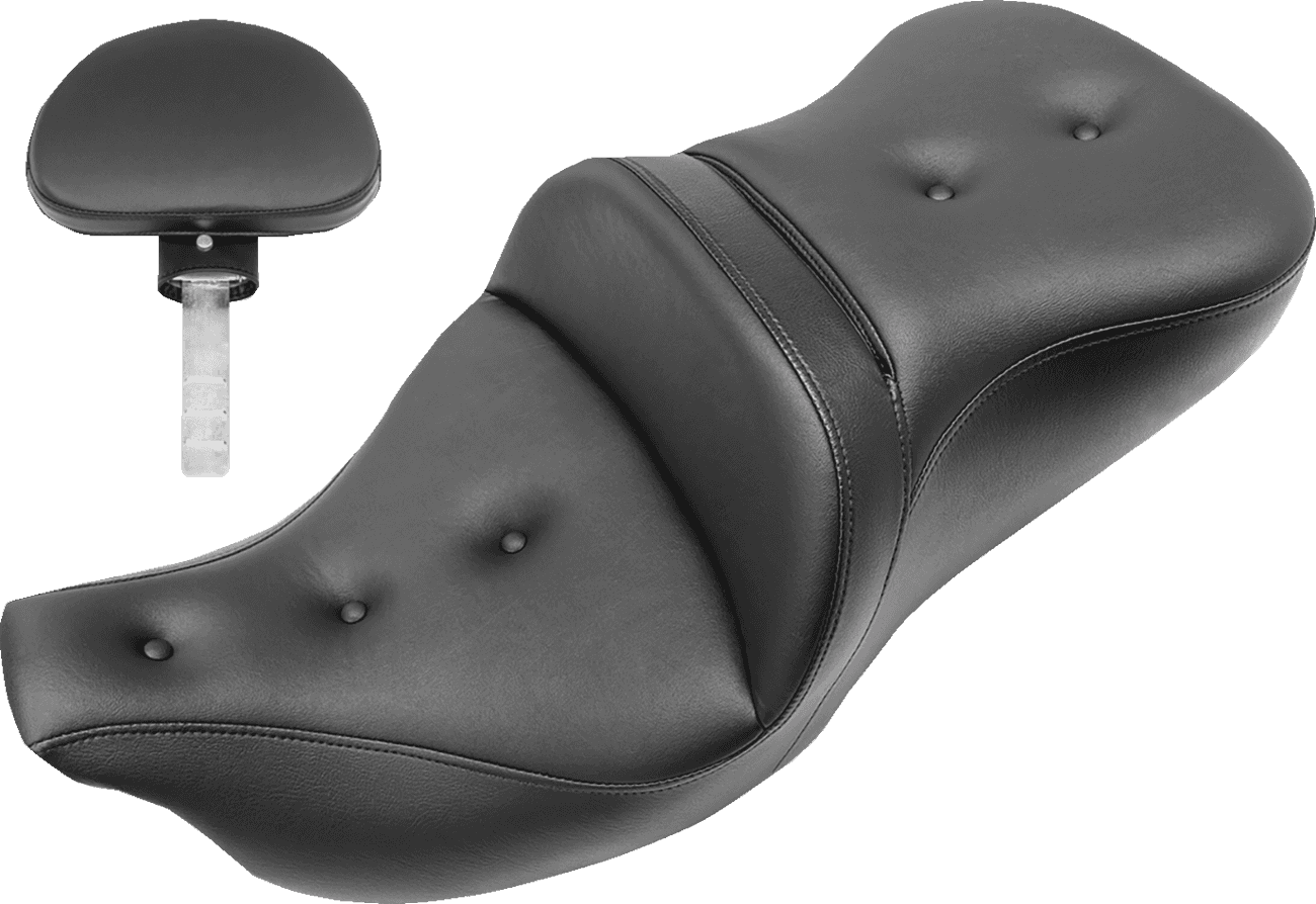 SADDLEMEN 0801-1047 Extended Reach Roadsofa™ Seat - Pillow Top - Backrest - FL '08-'24