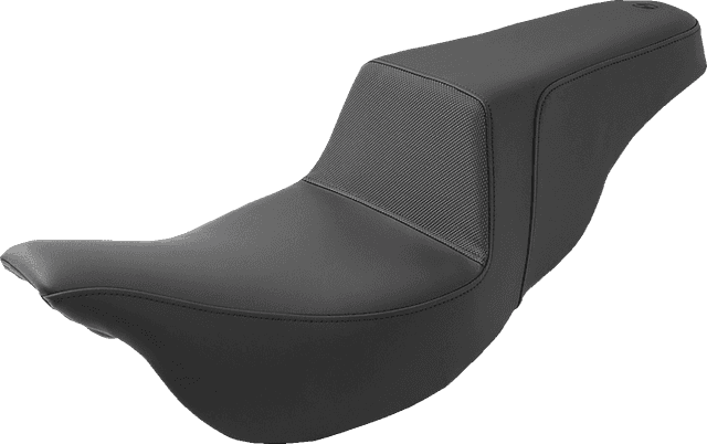 SADDLEMEN 0801-1052 Step-Up Seat - Gripper - Black - FL '08-'24
