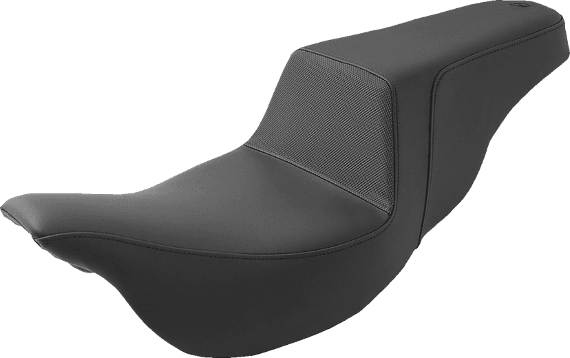 SADDLEMEN 0801-1052 Step-Up Seat - Gripper - Black - FL '08-'24