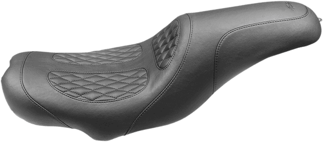 MUSTANG 0801-1172 Tripper Fastback Perewitz Seat - Diamond - FLH/FLT '08-'25