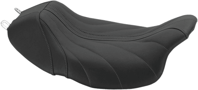 MUSTANG 0801-1183 Revere Solo Seat - Gravity - Gray Stitched - FL '08-'25