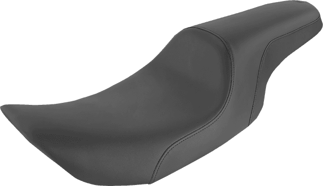 SADDLEMEN 0801-1273 Seat - Profiler™ - Black - Smooth - FLH '97-'07