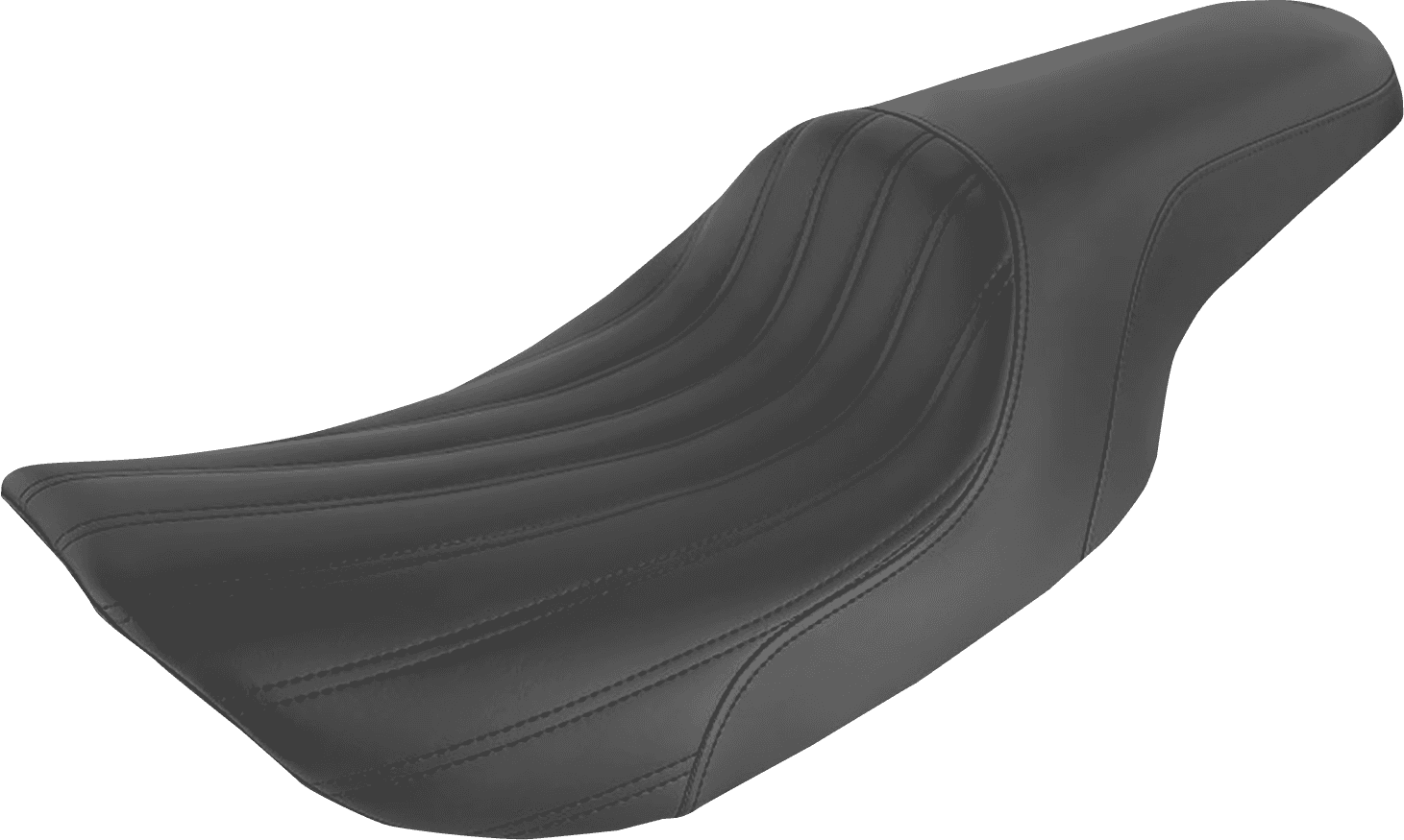 SADDLEMEN 0801-1274 Knuckle Profiler™ Seat - Black - FLH '97-'07