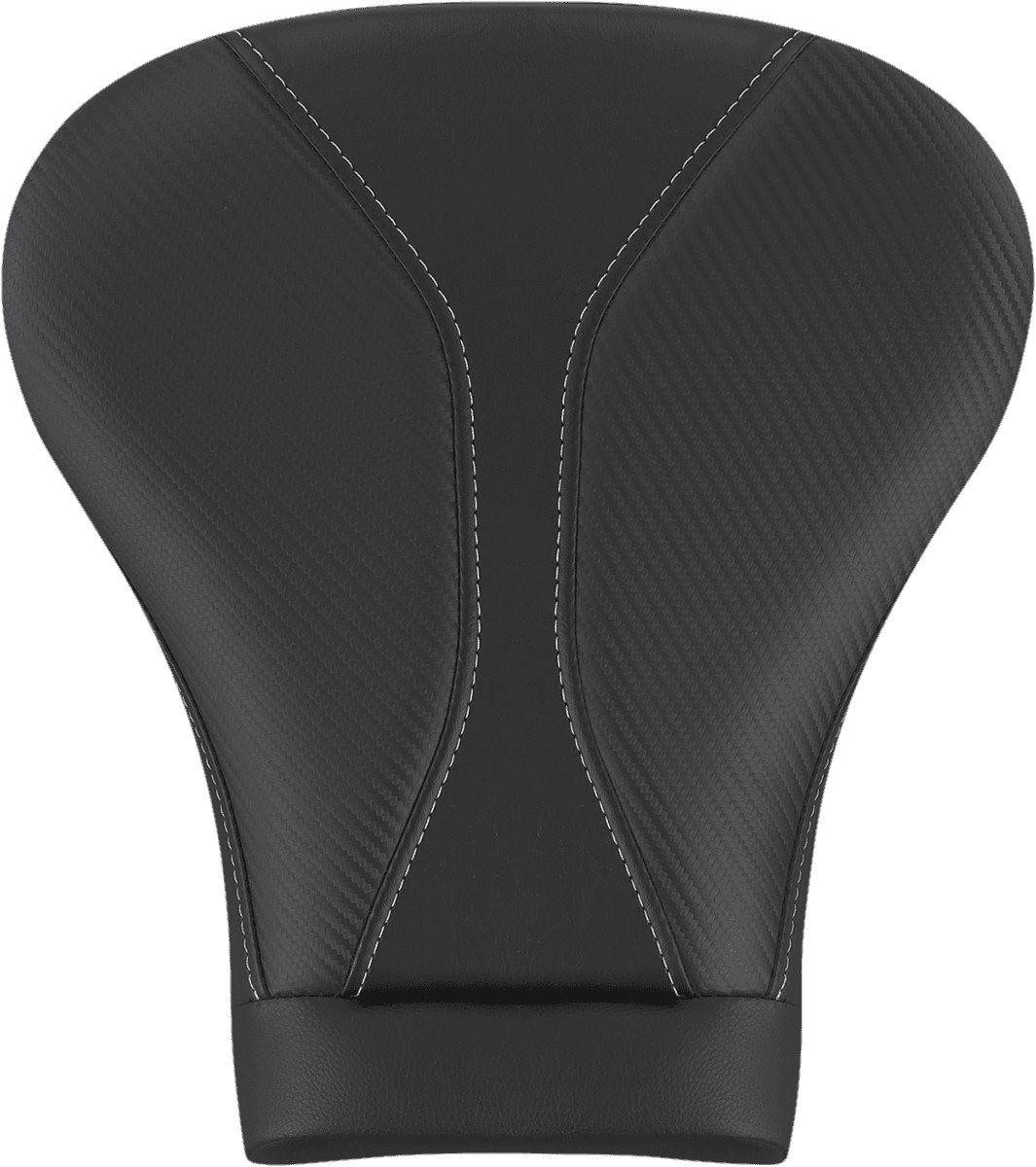 SADDLEMEN 0801-1312 Dominator Pillion Pad - Touring - Black w/ Gray Stitching - FL '08-'25