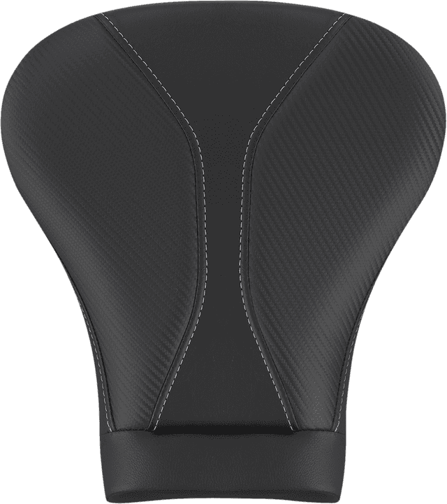SADDLEMEN 0801-1312 Dominator Pillion Pad - Touring - Black w/ Gray Stitching - FL '08-'25