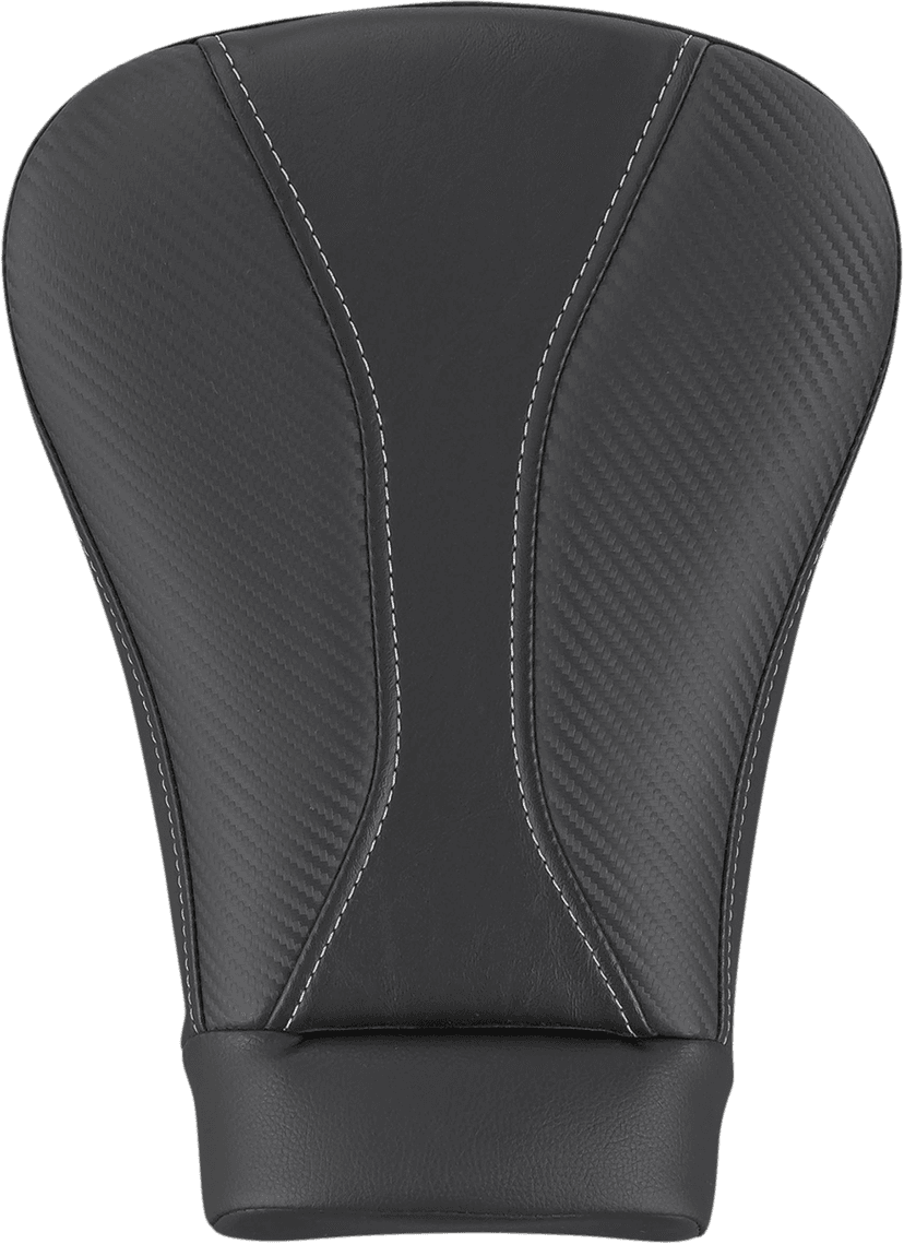 SADDLEMEN 0801-1313 Dominator Pillion Pad - Sport - Black w/ Gray Stitching - FL '08-'25