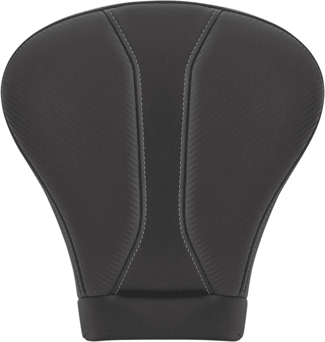 SADDLEMEN 0801-1330 Dominator Pillion Pad - Extended Reach/Touring - Black w/ Gray Stitching - FL '08-'25