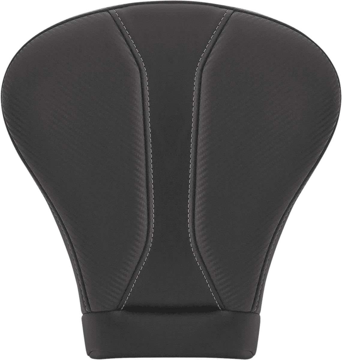 SADDLEMEN 0801-1330 Dominator Pillion Pad - Extended Reach/Touring - Black w/ Gray Stitching - FL '08-'25