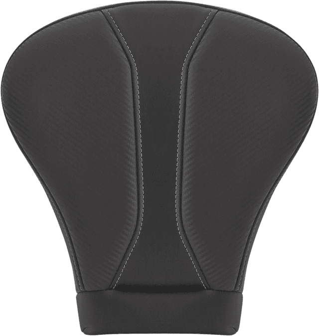 SADDLEMEN 0801-1330 Dominator Pillion Pad - Extended Reach/Touring - Black w/ Gray Stitching - FL '08-'25