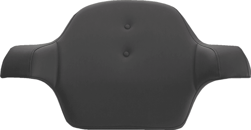 SADDLEMEN 0801-1365 King Tour-Pak® Backrest Pad - RoadSofa - Pillow Top - Black - FL '14-'23