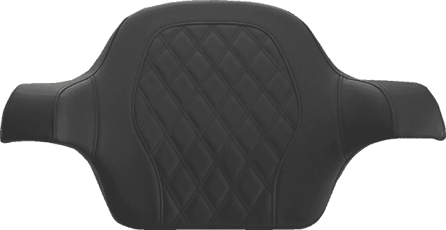 SADDLEMEN 0801-1367 Tour-Pak® Backrest Pad - Step-Up - Lattice Stitch - Black - FL '14-'23