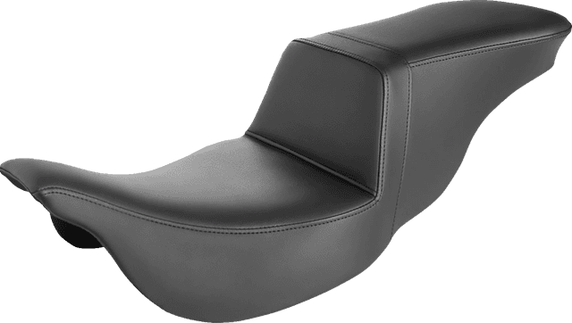 SADDLEMEN 0801-1425 Tour Step-Up Seat - Smooth - Black - FL '08-'24