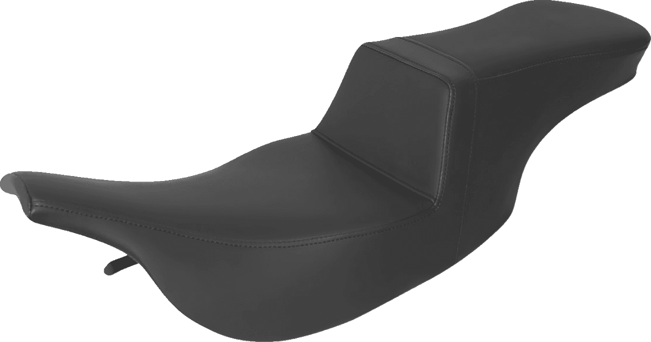 SADDLEMEN 0801-1429 Tour Step-Up Seat - Smooth - Black - FL '97-'07